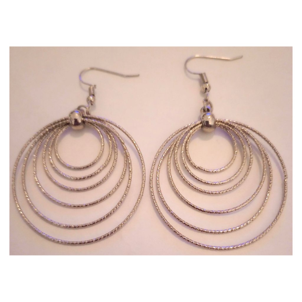 Silver Tone Hoops Silver Tone Hoops